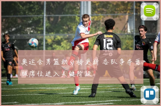 奥运会男篮积分榜更新 各队争夺晋级席位进入关键阶段